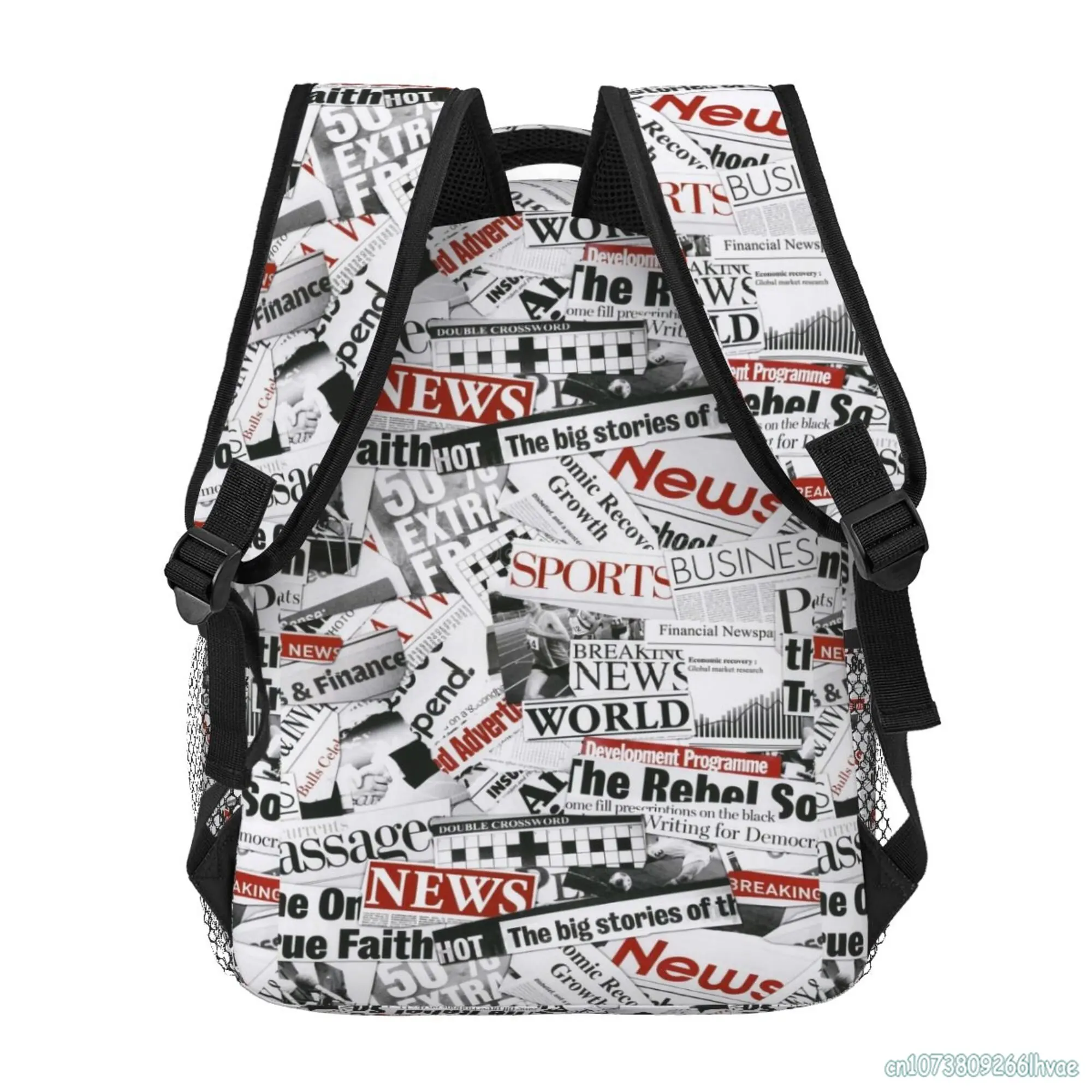 バッグ MADE IN STANDARD/PRINTED NEWSPAPER BAG MADE IN STANDARD/メイドインスタンダード】PRINTED NEWSPAPER