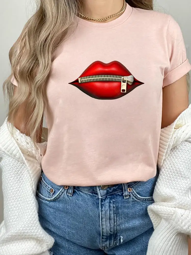 

Женская футболка с коротким рукавом и принтом, в стиле 90-х