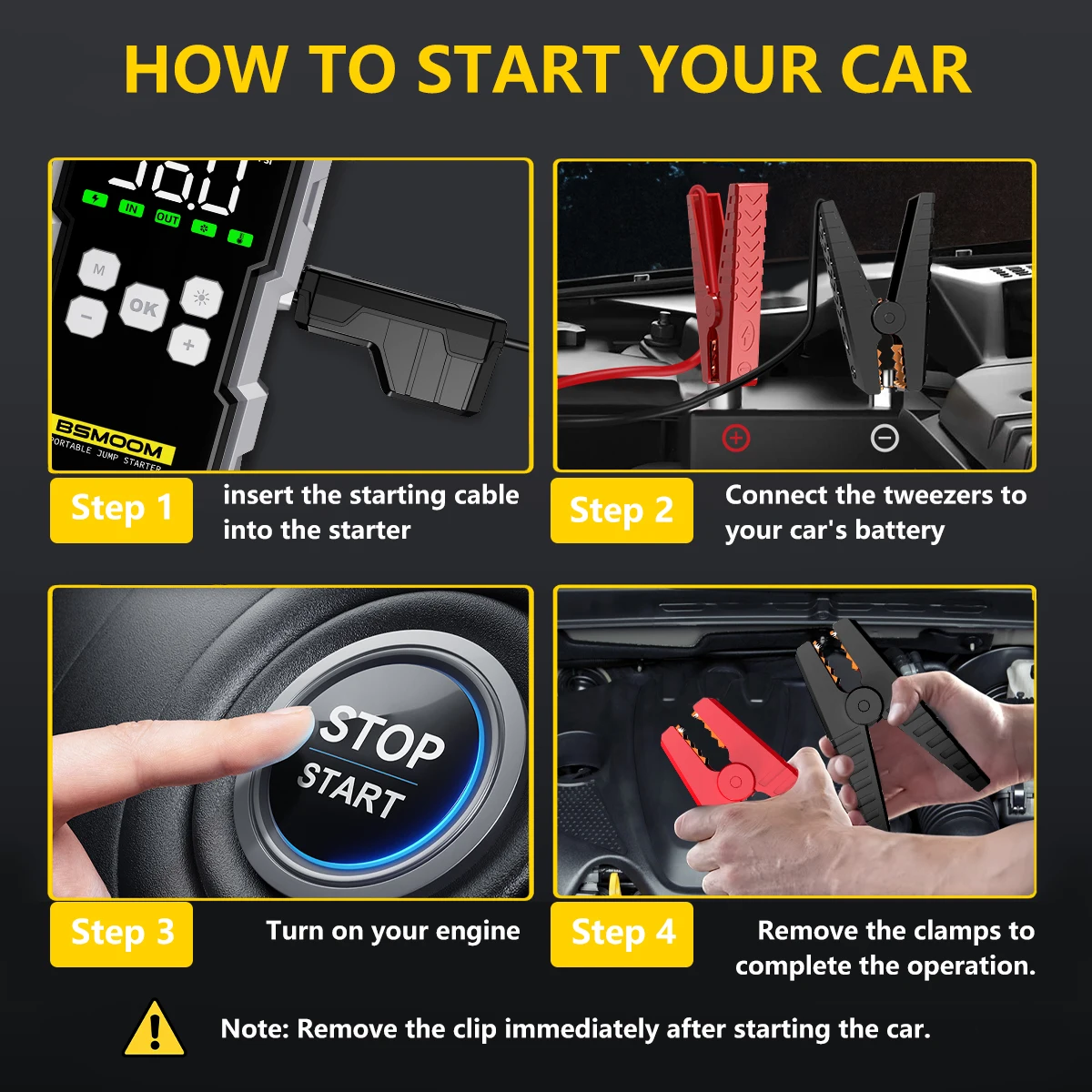 Car Jump Starter Power Bank 7000A/6000A Portable 150PSI Air Pump Car Battery Emergency Boosters Starting Device