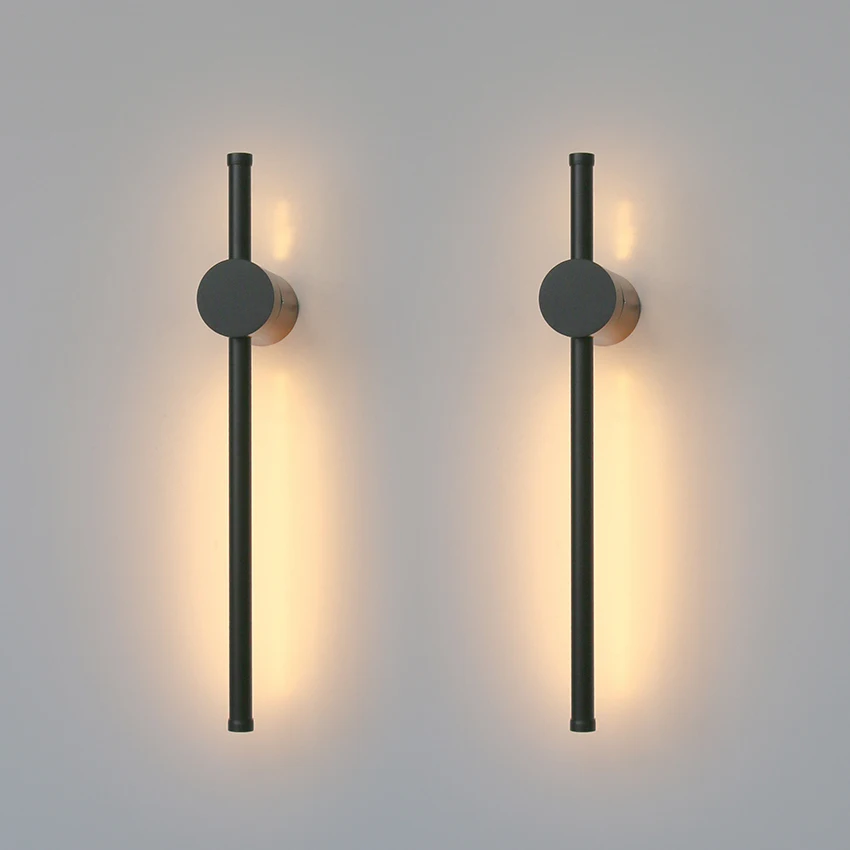 

2 PCS LED Long Strip Indoor Wall Lamp Rotatable For living room Bedroom Corridor Study Lighting Decorative Lighting Fixtures