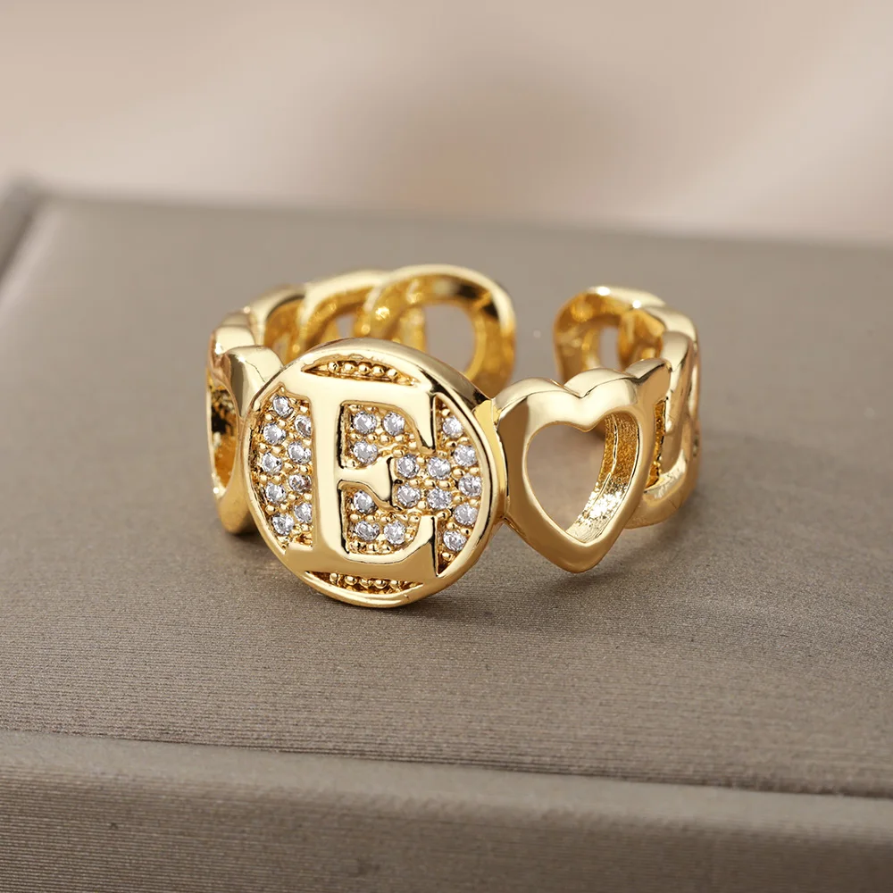 Buy Couple Letter Ring Online In India - Etsy India