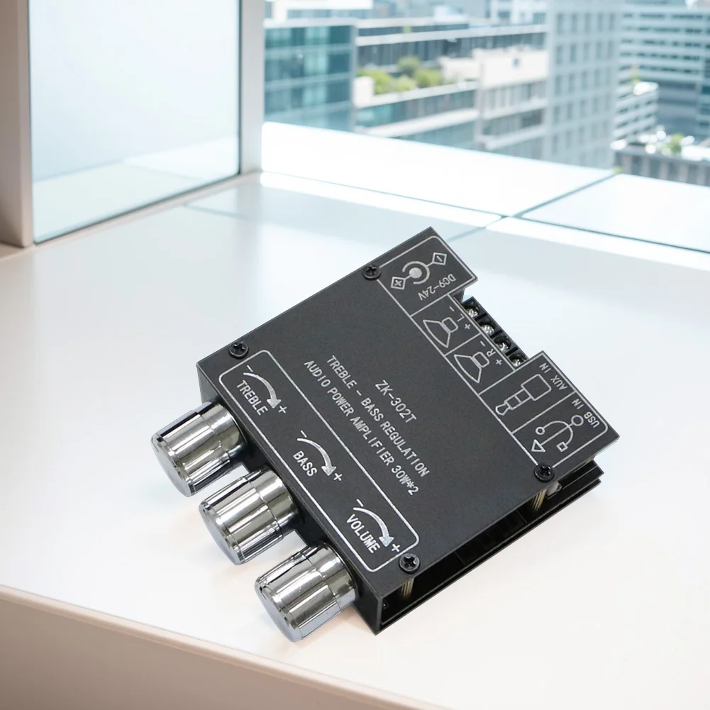 Bluetooth-Compatible 5.1 Subwoofer Amplifier Board 2X30W 2 Channel High Power Audio Stereo Amplifier Board Bass Sound AMP