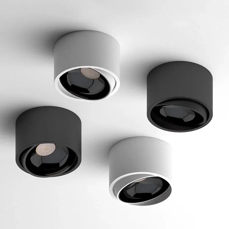 Description Picture 2 of itemSurface Mounted 30 Degree Adjust Dimmable LED COB Ceiling 7W 10W 15W 18W Downlight Lamp Background Spot Light For Home Indoor