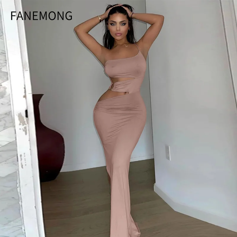 

2022 NEW Europe and America Party Sexy Dresses Women Evening Backless Midi Skirts Hollow out Suspenders Spring and Summer