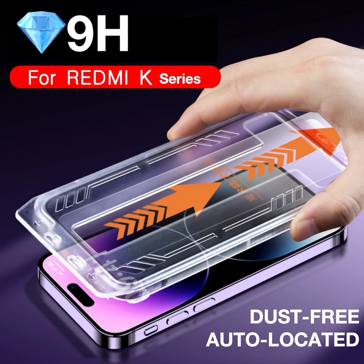 

Tempered Glass FOR Redmi K60 Screen Protector K60e K50 K40 K30 K20 Pro Plus K30i K30s 9 10X Easy Install Auto-Dust Removal Kit
