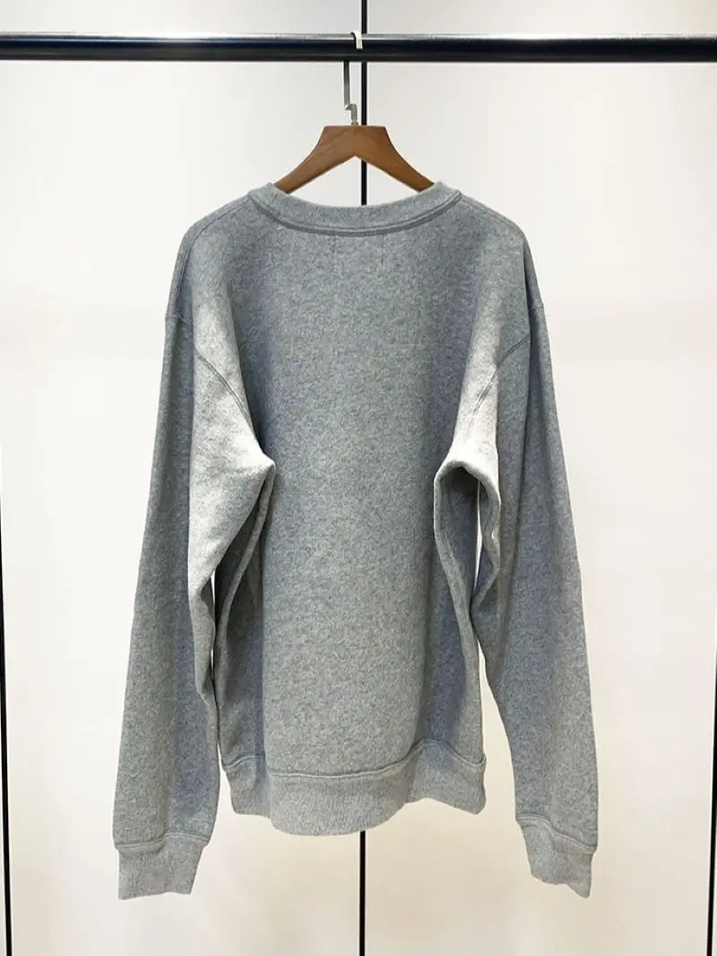 

Women's Sweatshirt Flocking Fun Pattern Long Sleeve O-Neck Loose Vintage Pullover