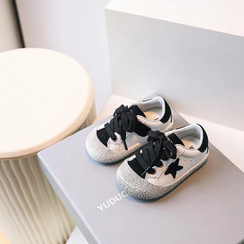 DIMI Spring/Autumn Boy Girl Toddler Shoes Fashion Soft Microfiber Leather Infant Sneakers Comfortable Non-Slip Casual Baby Shoes