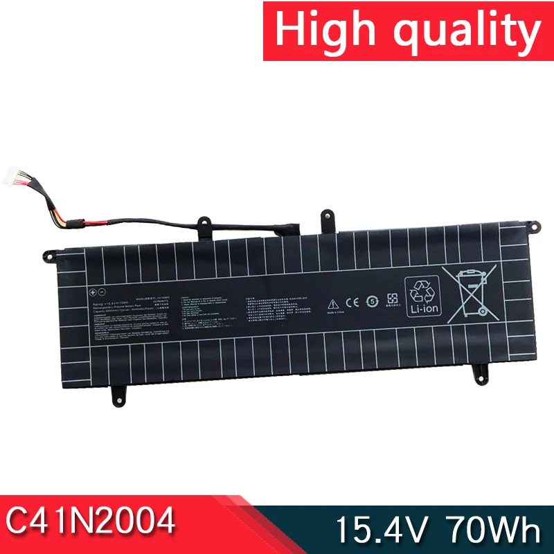 Nuova Batteria Per Laptop C41N2004 15.4V 70Wh Per Asus Zenbook Zenbook Duo 14 Ux482 Ux482Ea Ds71T Ka551Ts Ux482Eg Hy016R Xs74T Xs77T