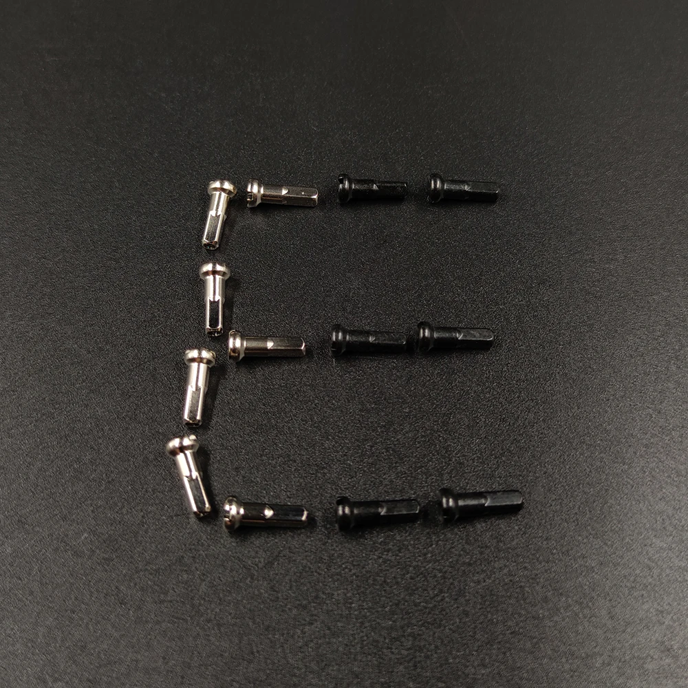 Pillar PB14 Round Head Brass Nipples 14G Gauge 12/14/16mm MTB Road Bike AM DH High Strength Spoke Nipple Black Silver 0.95g/PC