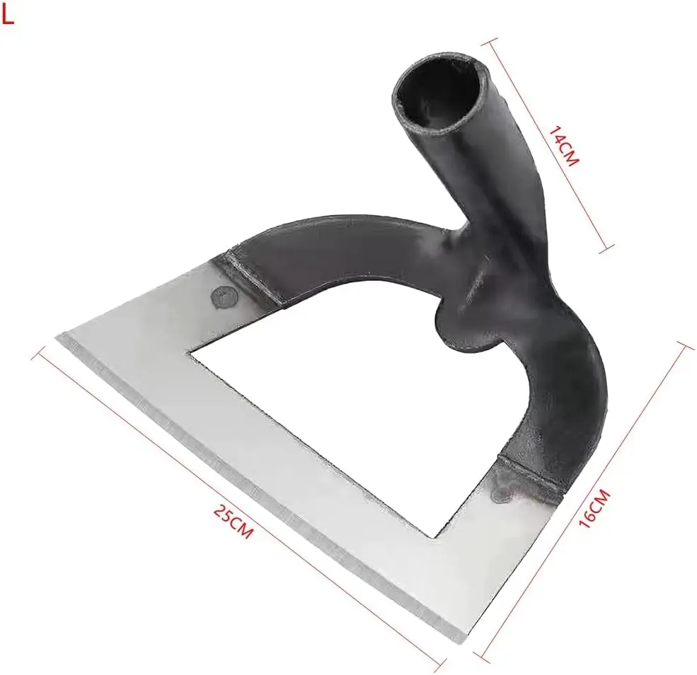 Hollow Hoe Thickened Manganese Steel Agricultural Weeding Hoe Planting Vegetable Gardening Loosening Soil Weeding Tools