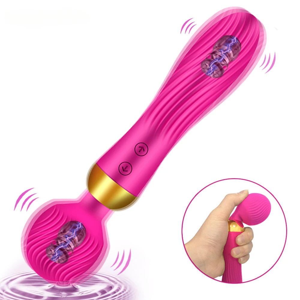 

18 Speeds Powerful AV Magic Wand Vibrator Sex Toys for Women G Spot Clitoris Stimulator Dildo Dual Motors Toys for Muscle Adults