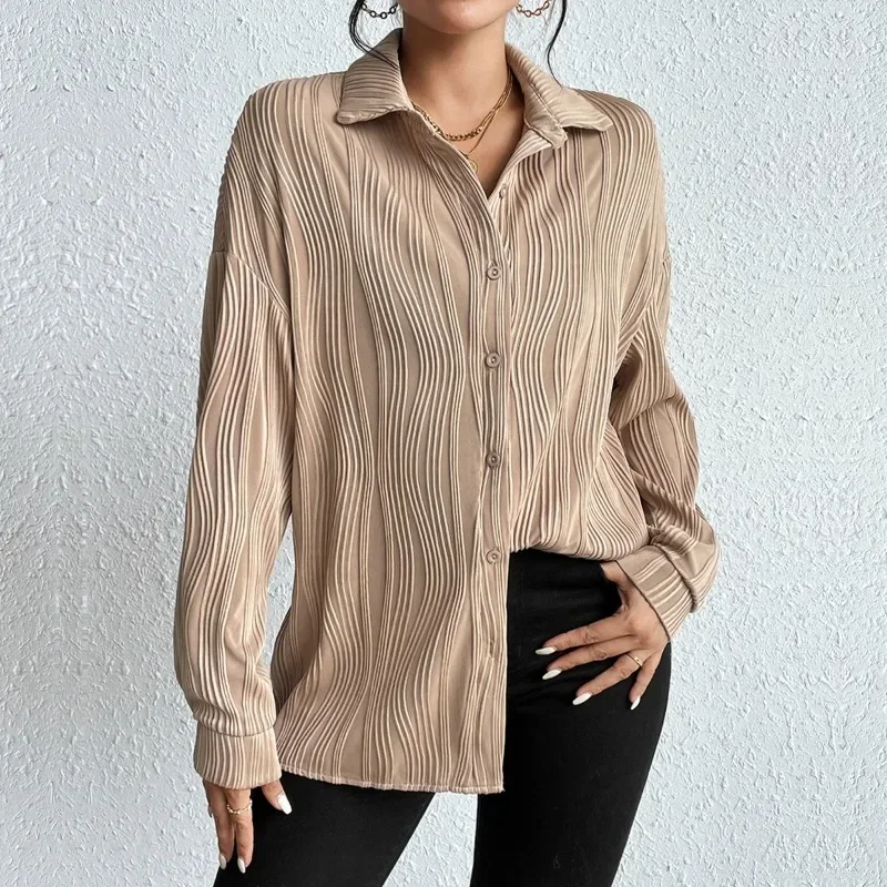 

Fashion Women Casual Tops Loose Vintage Design Shirt Women Button Up Clothes Blusas Mujer Elegant Lady Clothes Blusas New 29736