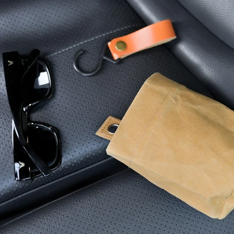 Carro Lixo Can Storage Bag, portátil, impermeável, água Cup Holder, Espessado, Gancho Tipo, Acessórios, Universal, 2024