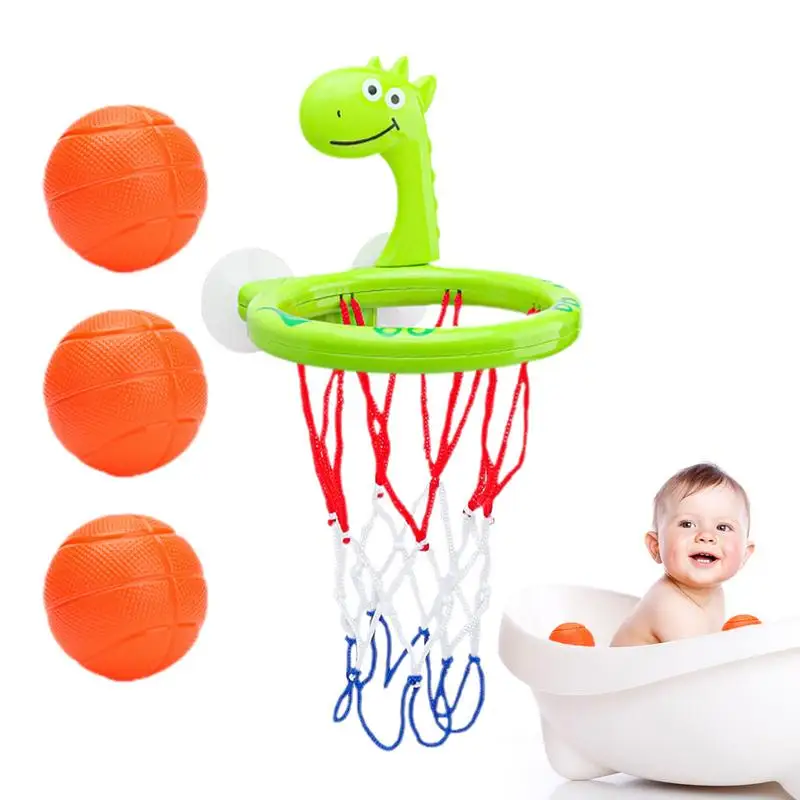 

Bathtub Basketball Hoop 4pcs Suction Cup Basketball Hoop Cartoon Design Suction Cup Basketball Hoop Portable And Interactive