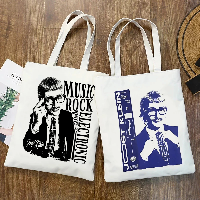 Y2K I Love Joost Klein Shopping Bag Graphic Tote Harajuku Shopper Bag Women Canvas Shoulder Female Manga Eco Large-capacity shopping bag tote bags canvas bag