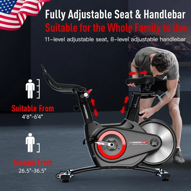 HARISON Magnetic Exercise Bike 6
