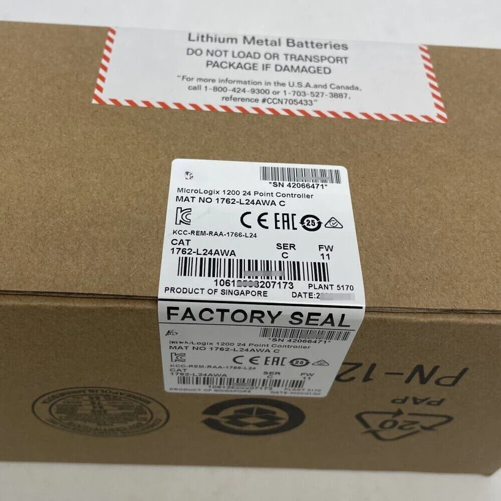 

New Sealed 1762-L24AWA MicroLogix 1200 24 Pt Controller PLC 1762L24AWA