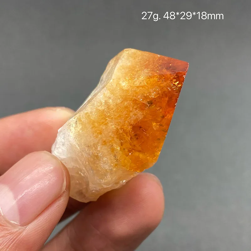 100%  Natural citrine Mineral Specimens Stones and Crystals Healing Crystal from China
