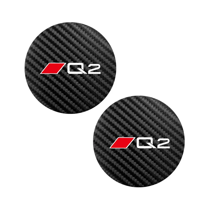Premium Leather Car Coaster Set - Anti-Slip Water Cup Pads
