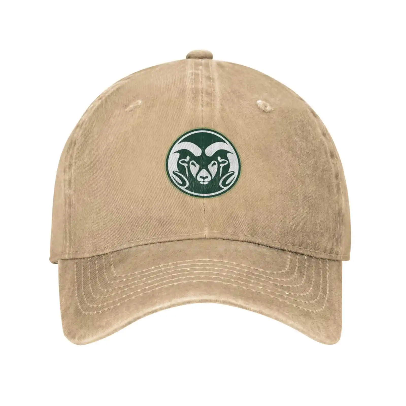 

Colorado State Rams Logo Print Graphic Casual Denim cap Knitted hat Baseball cap