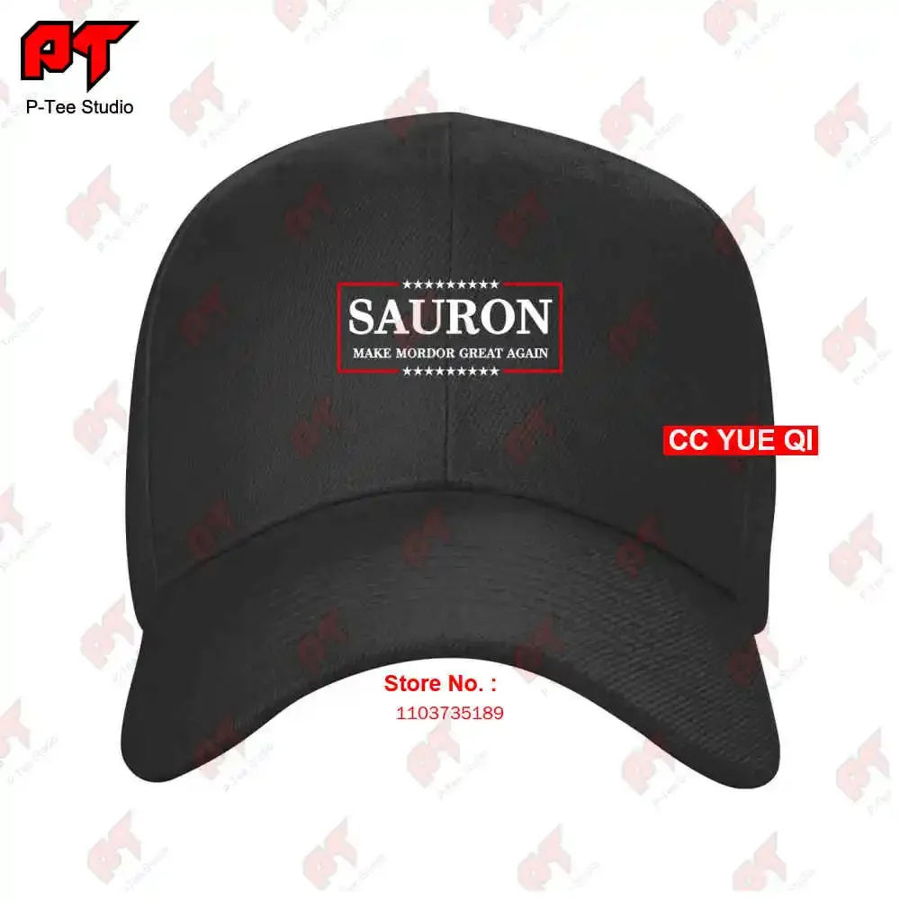Sauron Make Mordor Great Again Trump Maga Parody Lotr Middle Earth Baseball Caps Truck Cap 7TQM
