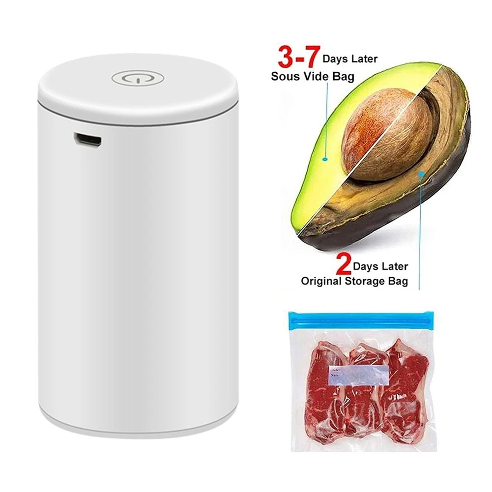 Wireless Dual-Purpose Air Pump for Food Air Extraction & Inflation Vacuum Machine,Food Saver Bags for Vacuum Sealer B HOT