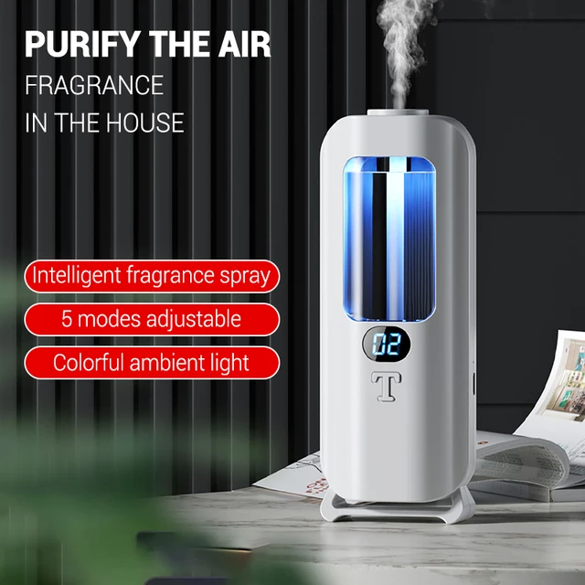 Rechargeable portable aroma diffuser 5 Modes Essential Oil Diffuser Machine for Home Car Room Fragrance to remove odors 1