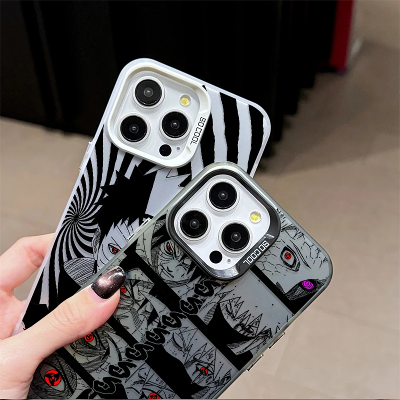 Anime Naruto Obito Kakashi Classic Phone Case Cover