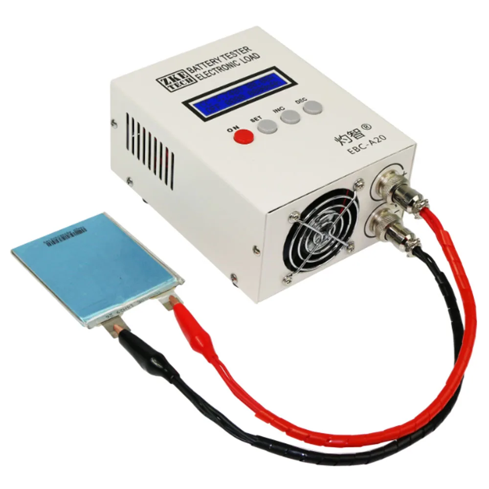 EBC-A20 배터리 용량 테스터, 리튬 납산 5A 충전 방전 테스터, 계량기, 30V 20A 85W