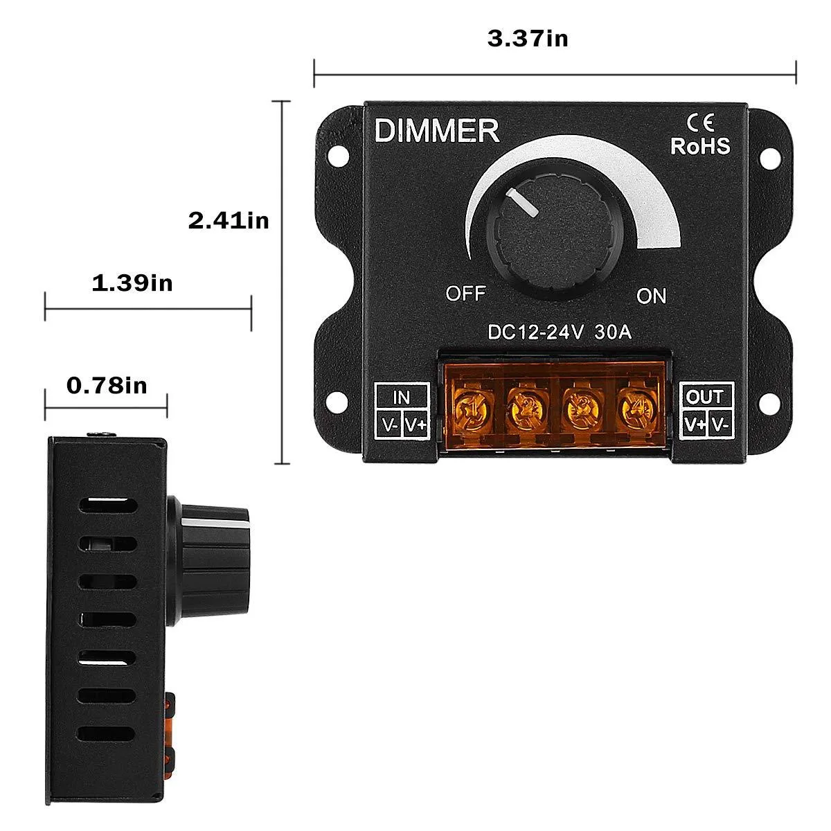 LED   ġ, ִ  , LED Ʈ    Ʈѷ, LED  , DC 12V-24V, 30A