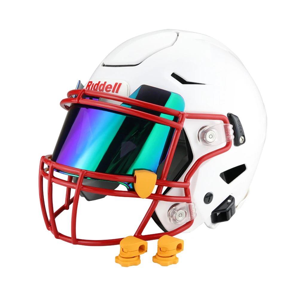 New Type Screw Clips Football Helmet Visor Universal Fit Rugby Helmet