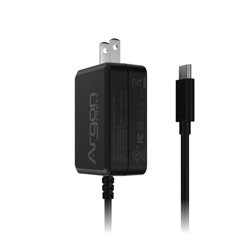 Raspberry Pi 4 Argon Type-C Power Supply 18W 5V 3.5A EU US Plug Power Adapter For Raspberry Pi 4 Model B Argon One V2 M.2 Case