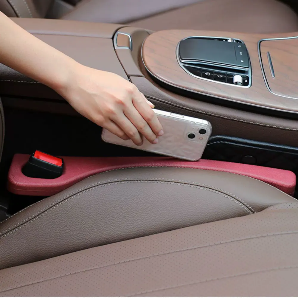 Car Seat Gap Filler Universal PU Leak-proof Filling Strip Anti-Drop Seat Gap Strip With Hole Car Decor Auto Interior Accessories Car Seat Gap Filler