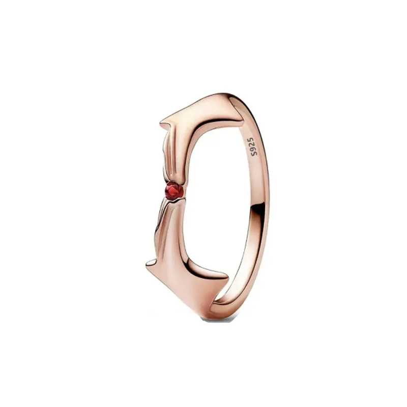 Spring Daisy Flower Ring 2025 Size 6 7 8 9 for 925 Sterling Silver Jewelry Rose Gold Color