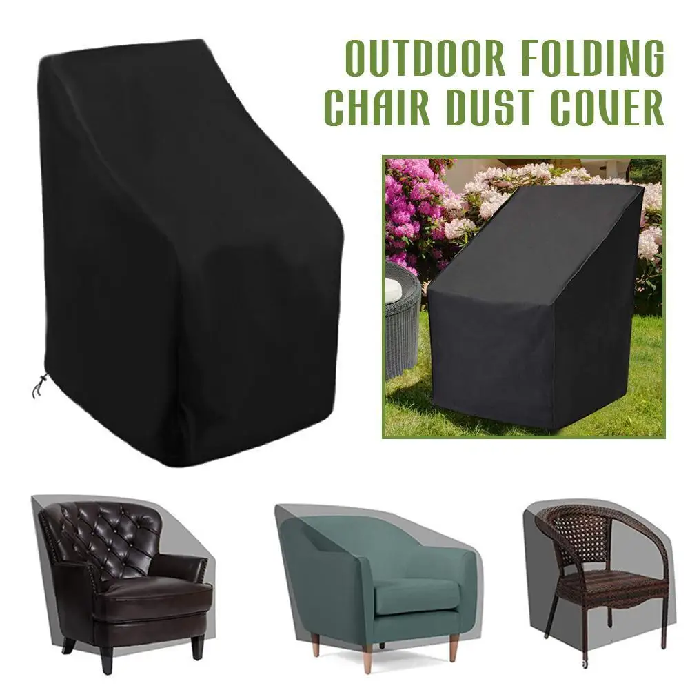 

Stacked Chair Dust Cover Storage Bag Outdoor Garden Furniture High Quality Patio Dustproof Protector Organizer Chair Waterp Q0Y1