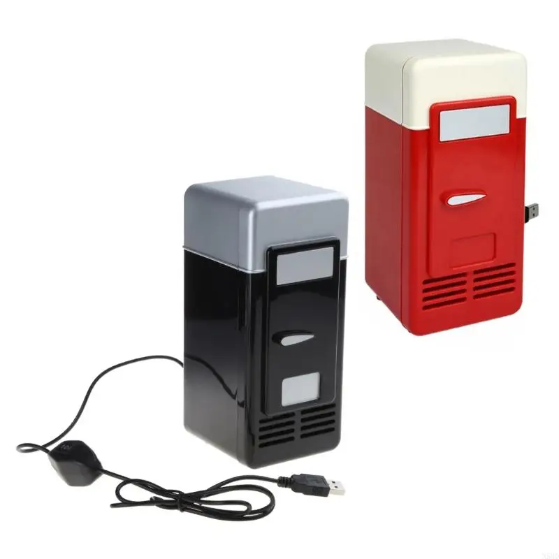 Mini Fridge Beverage Drink Cooler and Warmer Fridge Mini Car Refrigerator N58D