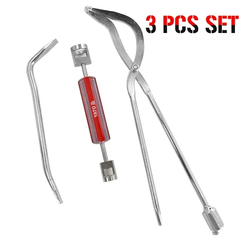 3PCSSetCarDrumBrakePipelineBrakeShoeReturnSpringRepair