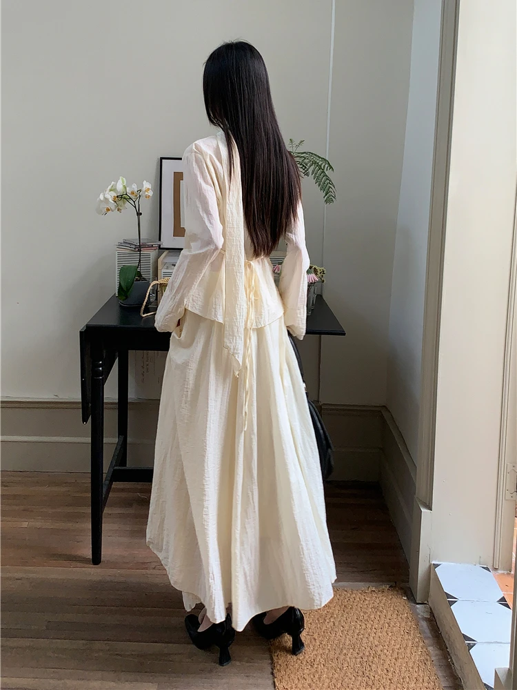 CHEERART Designer Piece Sets Women Outfit Chinese Long