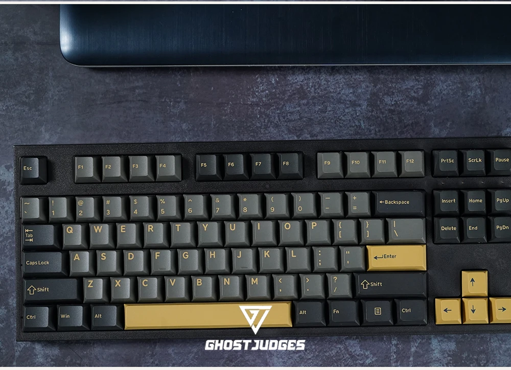 gj juízes gj shimmer luz fraca colorway cereja pbt doubleshot keycap para teclado mx