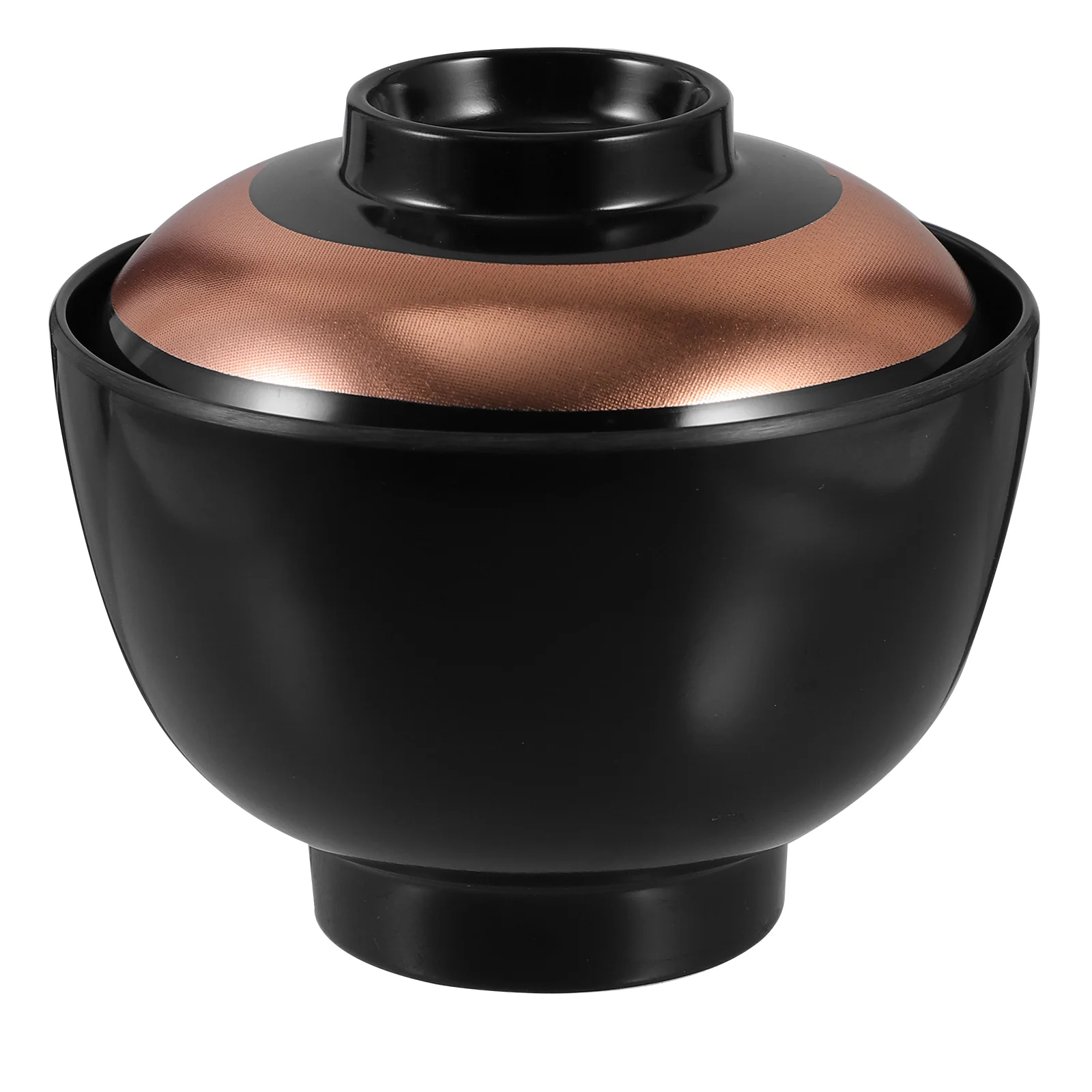 

Japanese Food Bowl Multifunction Household Rice Bowls Melamine Lidded Soup Containers