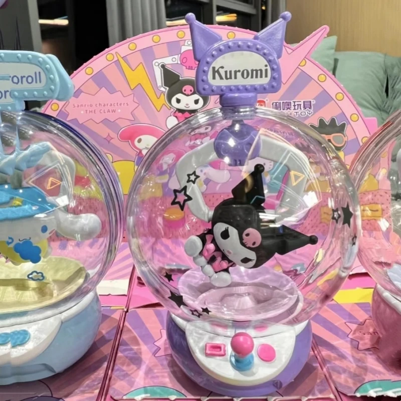 

Sanrio кавайная кукла Зажимная машина серия фигурок Mymelody Cinnamoroll Kuromi Hellokitty экшн-модель детская игрушка