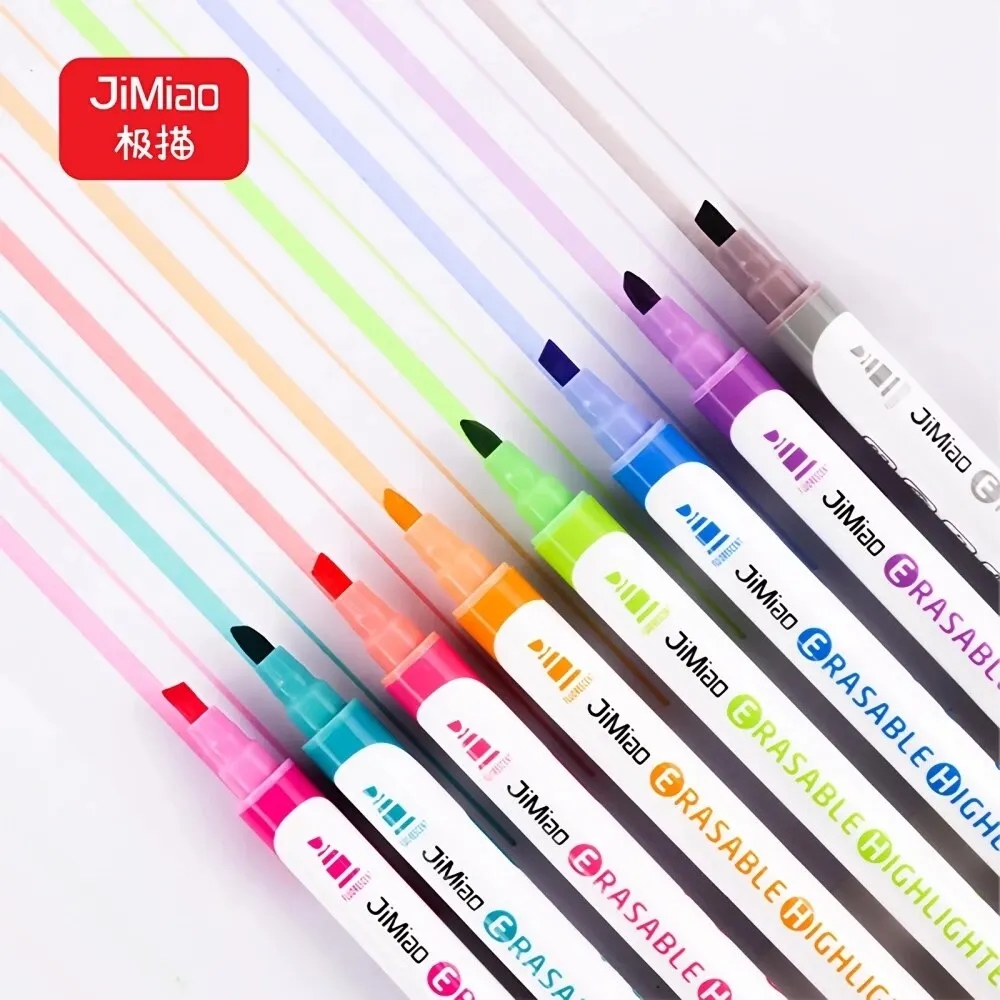 Erasable Double Headed10 Colors Highlighter Marking Pen Set for Students to Use Colored Handheld Pen to Roughly Mark Key Points highlighter marker highlighter pen marker pen