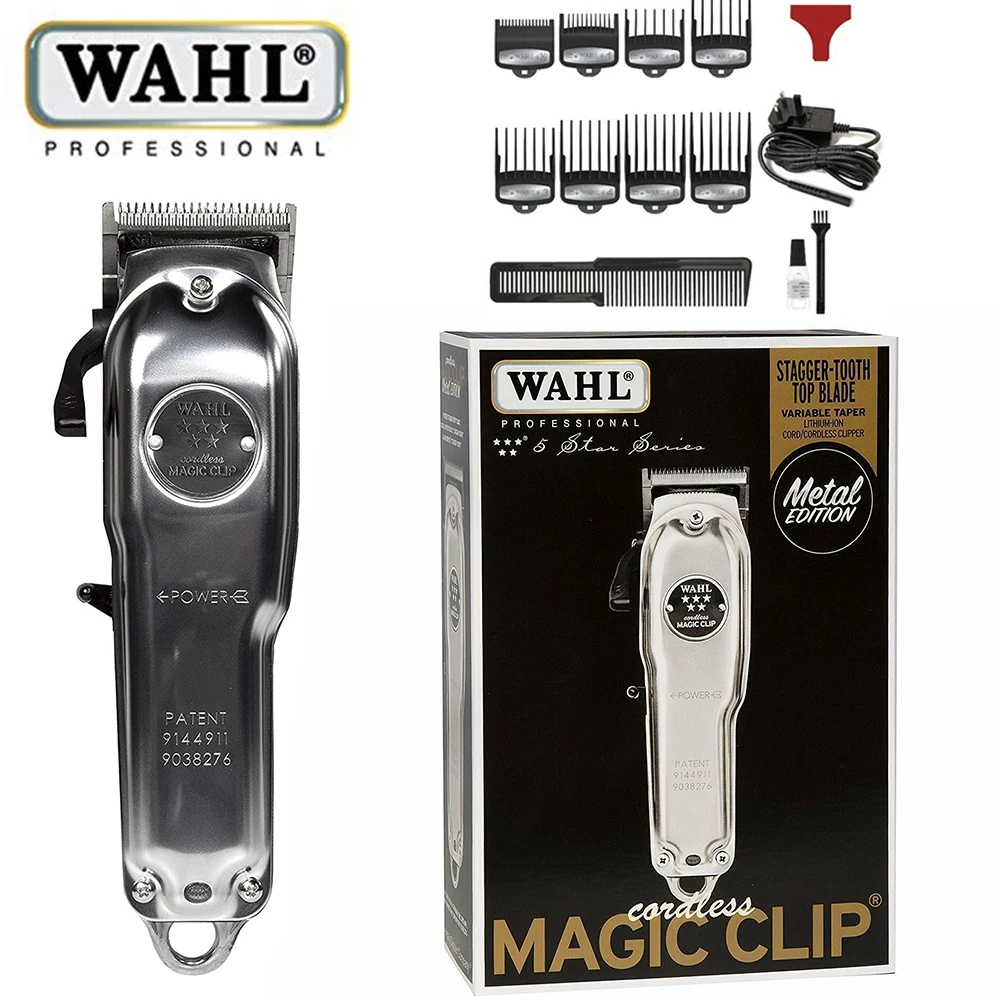 Wahl 5 Star Series Cordless Magic Clip Clipper Metal Edition 8509