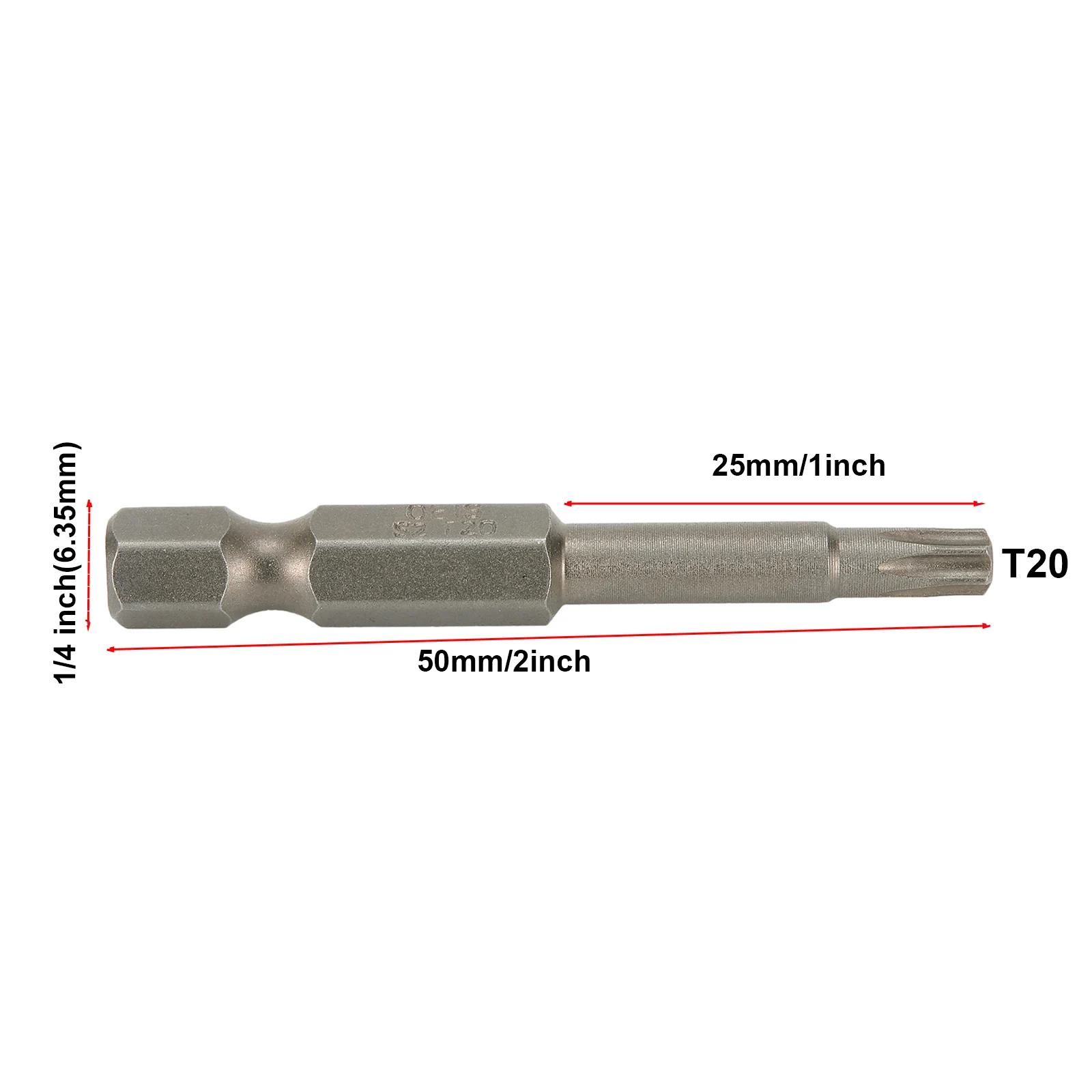  Lon0167 - 20 puntas de destornillador Torx de seguridad  magnética de seguridad con cabeza larga T20 de 2.953 in, tono plateado (id:  9c2 ea fd d01) : Herramientas y Mejoras del Hogar