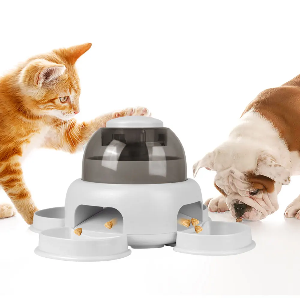

Cat Dog Food Dispenser NonSlip Bowl MultiFunctional Training Game Pet Accessories Slow Feeder Dog Puzzle Toys Press Leaking Food