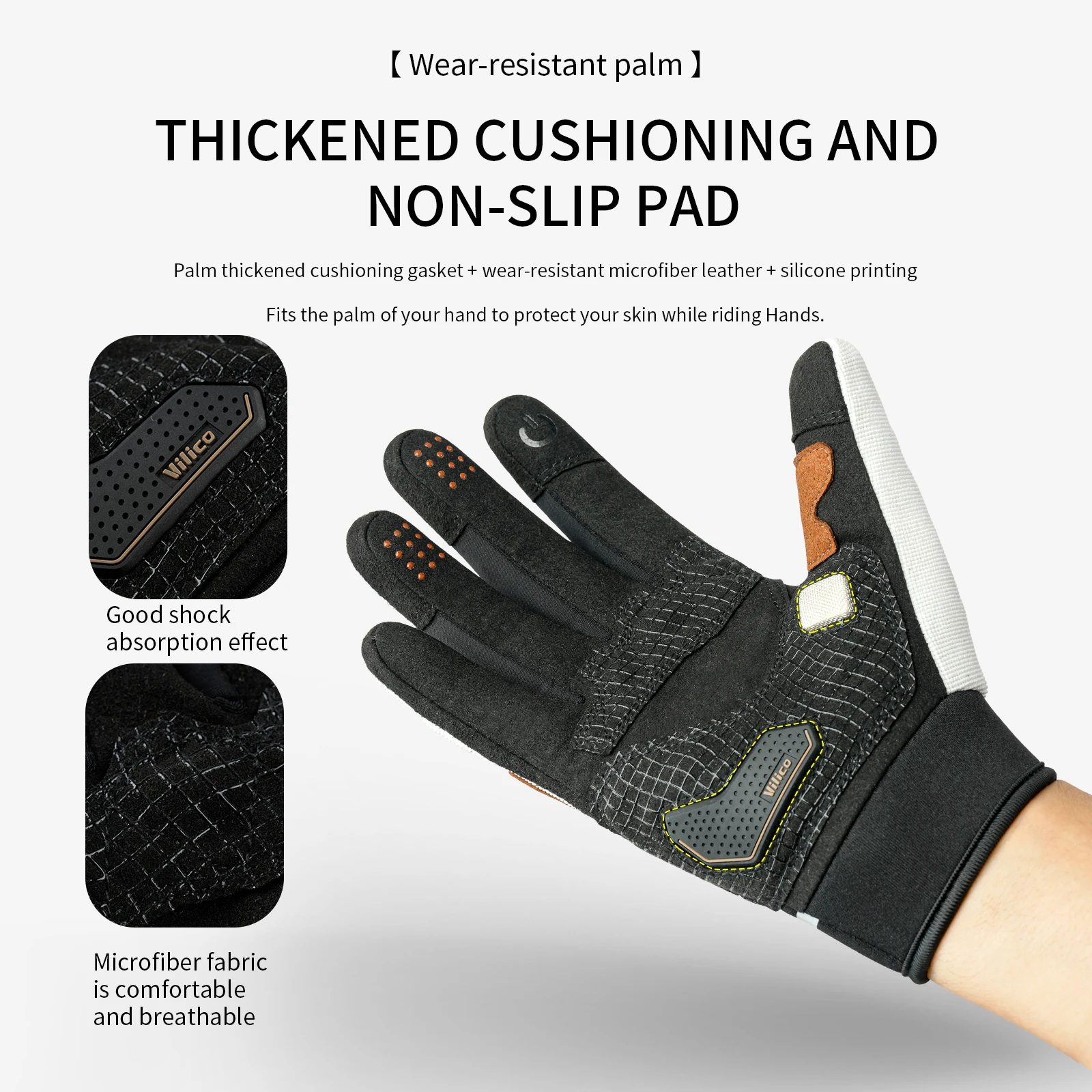 1 Pair Motorcycle Gloves Black Racing Genuine Leather Motorbike White Road Riding Team Glove Men Summer Winter 5