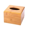 Bamboo Tissue Box Holder Storage Paper Tissue Box Cover Car Wood Napkins Holder for Case Organizer Home Decoration 4