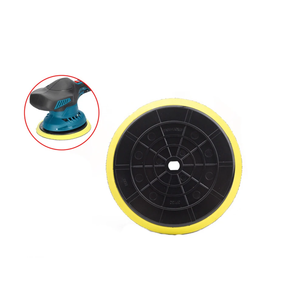 2 Stück 125/150 mm Puffer-Pads, polierte Scheiben-Stützteller, 5/6 Zoll, polierte Stützteller für kabellose Puffer-Polierer – Detail 10