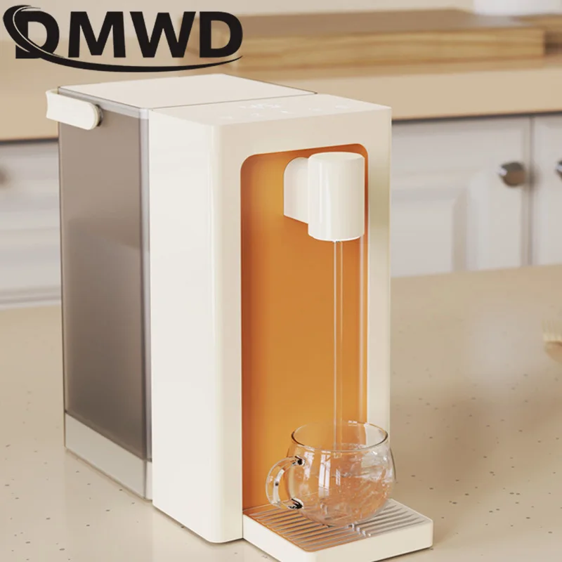 

DMWD Portable Mini Electric Kettle Warm Hot Water Dispenser Instant Heating Travel Gallon Drinking Bottle Switch Pump Tap Boiler