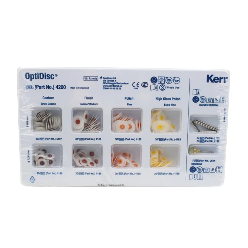 Kerr Optidisc Polishing And Finishing Discs Kerr Dental Polishing Discs Kerr Polishling Disc